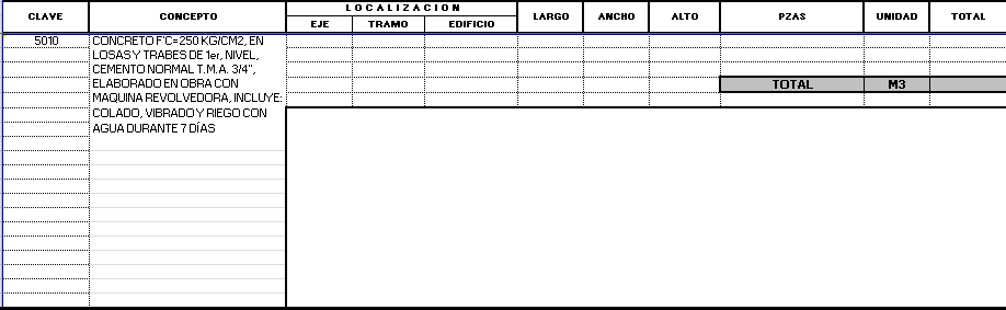 Volumenes De Obra - Ingeniero Daniel RG